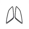 2x Carbon Fiber Dashboard Air Vent Outlet Cover Trim For Mazda 3 Axela 2014-2018