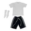 1/6 Scale 12in Doll Clothes Short Sleeve Kids Pretend Playset Decoration Accessory Decor