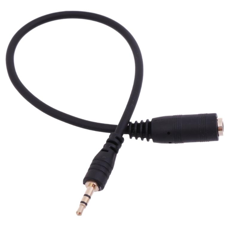 2.5mm to 3.5mm Audio Adapter 2.5mm Male to 3.5mm Female  Audio Converter Gold-Plated Audio Jack Connector for Headphone