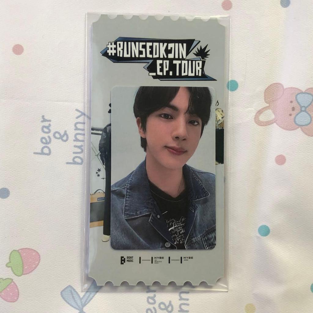 [USED] RUNSEOKJIN_EP.TOUR in GOYANG6/28 JIN trading card