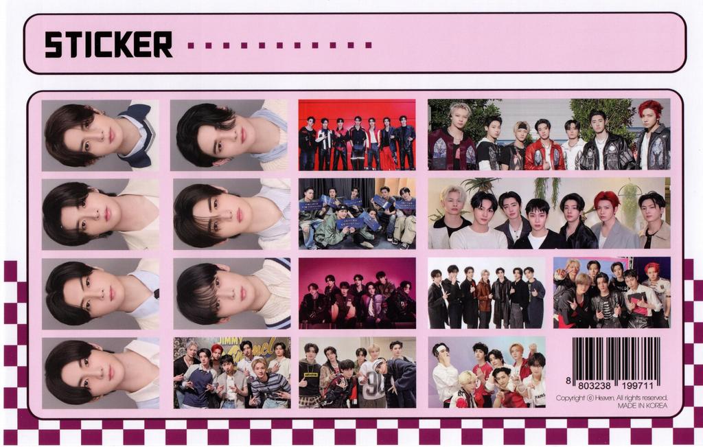 Enhyphen מרצ'נדייז לוח שנה שולחני פוטובוק סט מדבקות 2026-2027 (לוח שנה לשנתיים) + קיי-פופ