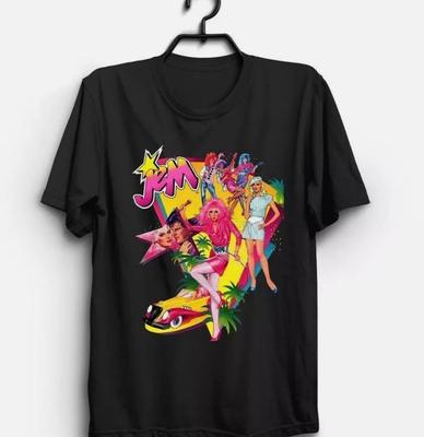 Jem and the Holograms Vintage Retro Unisex Ladies T Shirt