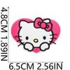 Anime Kitten Embroidery Cloth Sticker Cute Classic Animated Cat Patch Sticker Clothes Dress Up Big Face Cat Embroidery Label