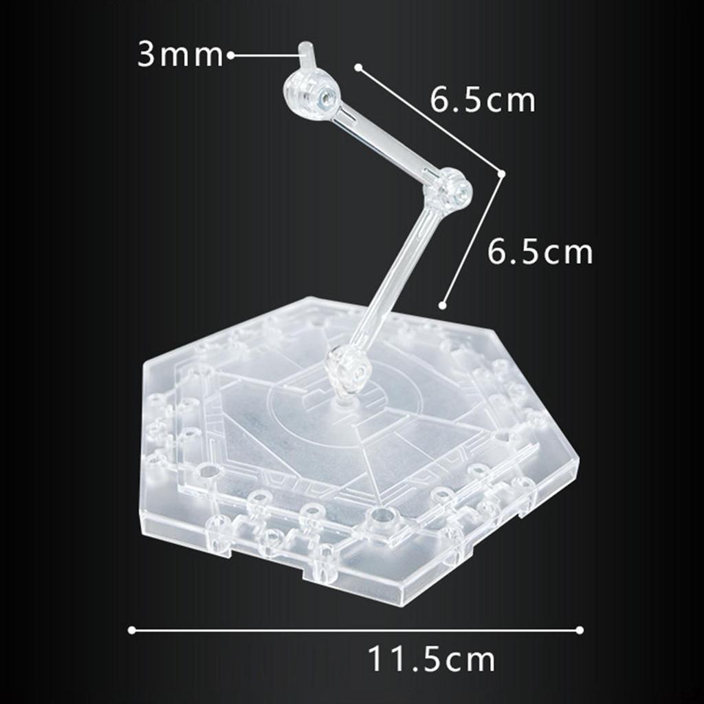 Action Figure Display Base Professional Lightweight Doll Stand Sturdy Portable Clear Stable