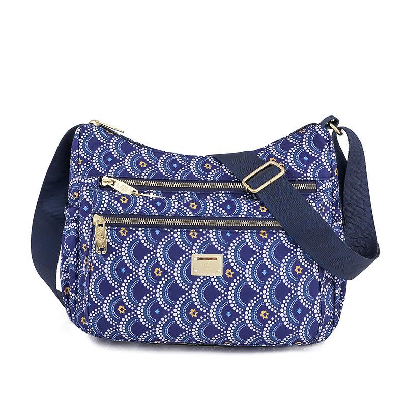 

Urban Simple Women s Shoulder Bag Spring New Nylon Cloth Printed Bag Large Capacity Lightweight Crossbody Women s Bag