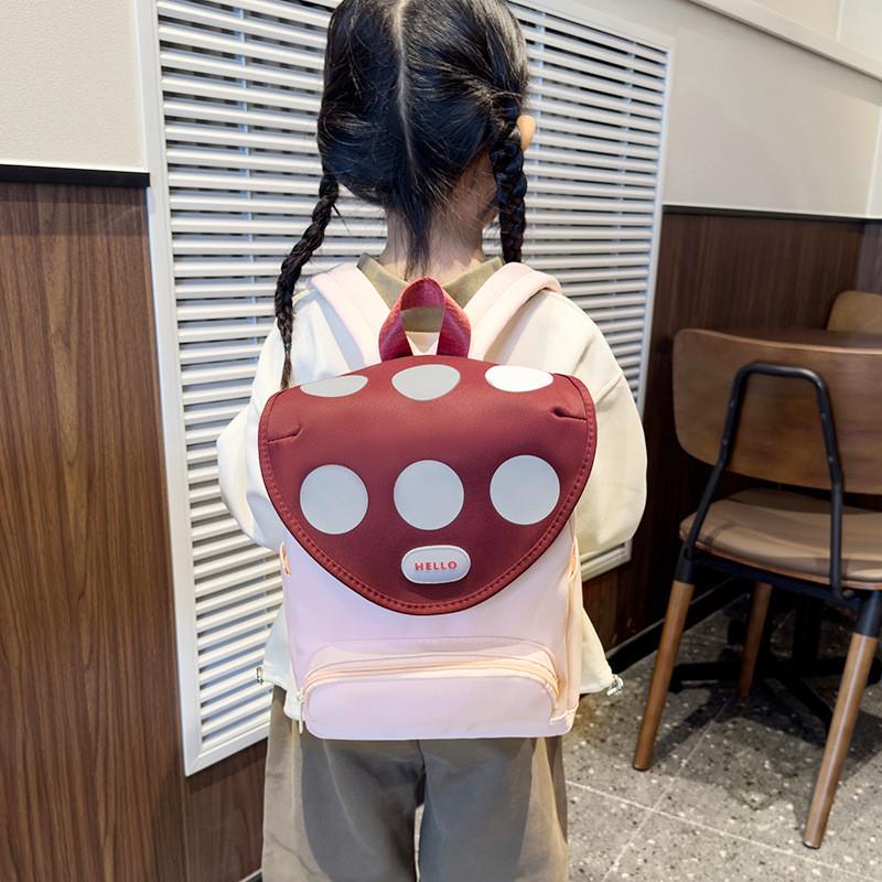 Playful And Stylish Mushroom Backpack For Toddlers And Preschoolers Durable Breathable Design For School