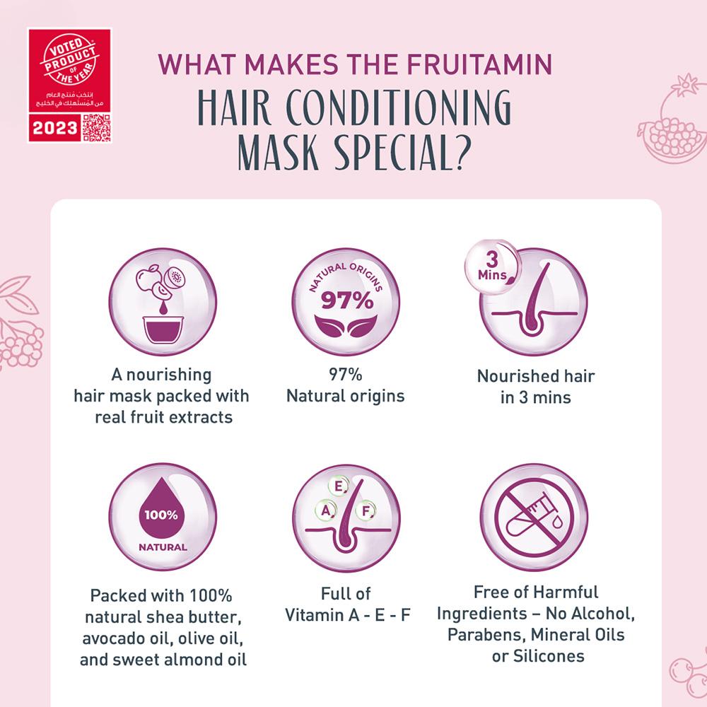 Nutrition, moisturizing Hair Conditioning Mask Very Berry - Make your hair healthy and strong