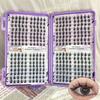 320Pcs 13mm Manga Eyelash Clusters, 0.07mm Pointed DIY Anime Lashes, Natural Korean-Style Reusable Clusters for Beginners