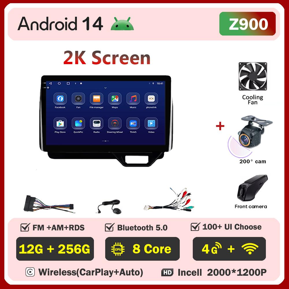 Android 14 For Honda N-BOX II 2 JF3 4 2017 - 2021 Stereo Head Unit Mirror Link GPS Navigation Autoradio Car Intelligent Systems