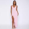 Luxury Black Formal Maxi Dress For Women Ruched Bust High Waist Flowy Ruffle Hem Gown For Brunch Birthday Wedding Guest Clubwear