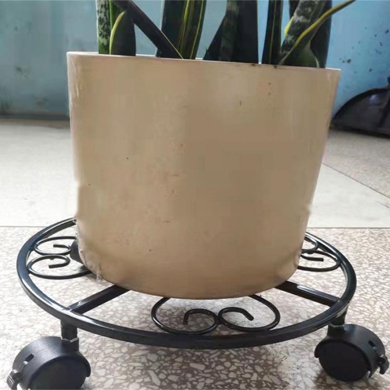 Plant Stand with Wheels Heavy Duty Plant Stand with Universal Wheels Round Pots Trolley for Indoor Outdoor Plant