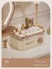 Elegant Multifunctional Tissue Box with Remote Storage for Living Room or Bedroom