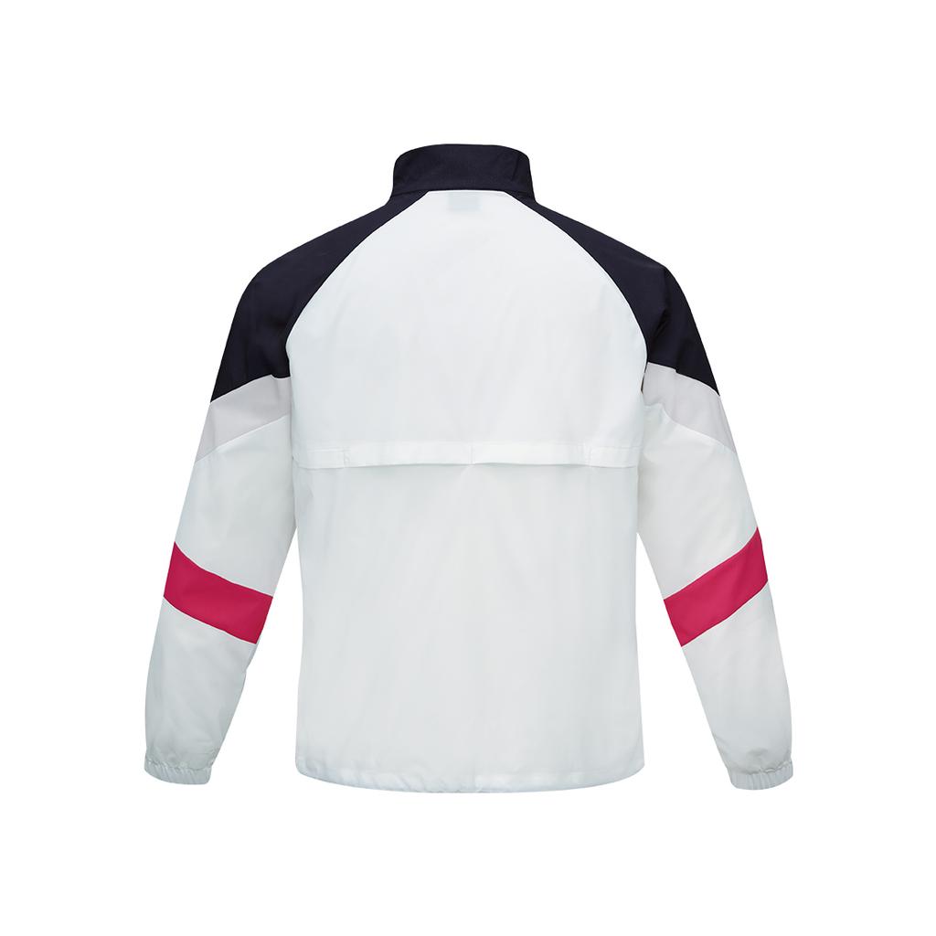 Yonex 253Jj005U White Unisex Color Point Anorak Jacket