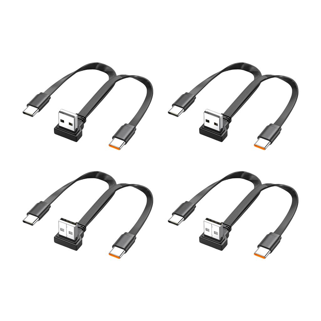 Multi Charging Cable Universal 2 In 1 Multiple Port USB To USB C Fast Charger Cord with Type C Connectors for Phones