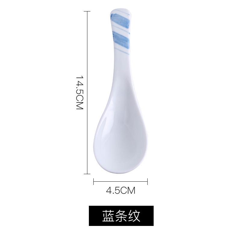 1Pc Ceramic Spoons, Hotel Restaurant Tableware
