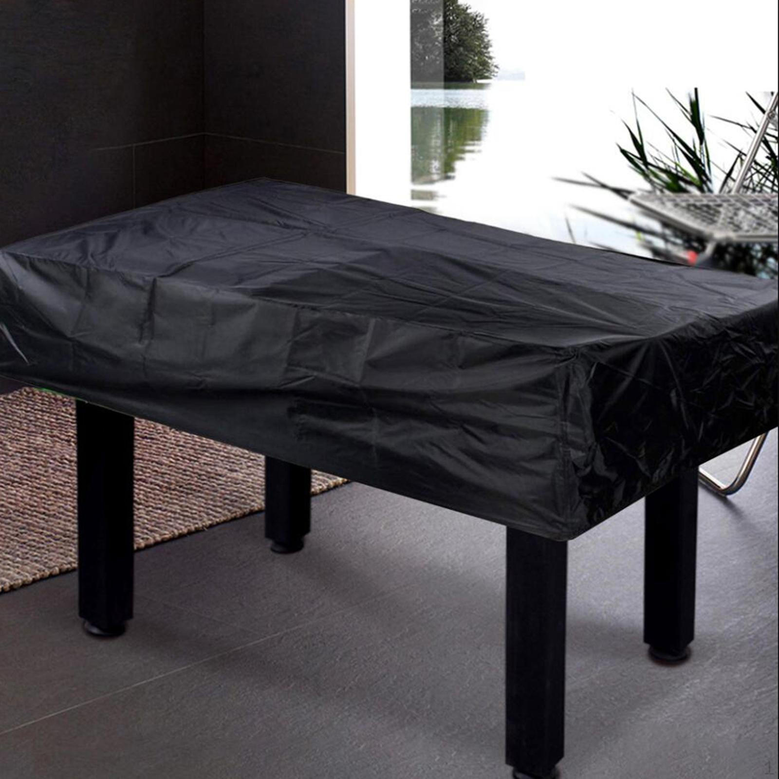 

Настольный футбол на открытом воздухе в помещении водостойкая игра из ткани Оксфорд 163cmx115cmx48cm чёрный