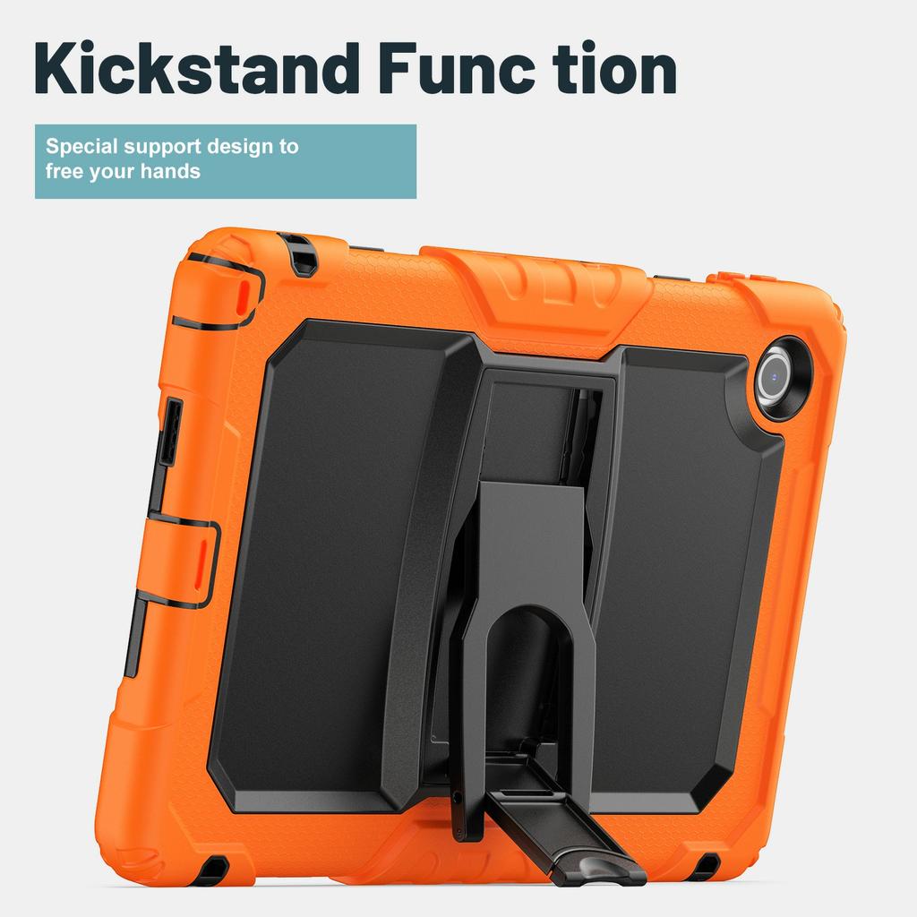 For Lenovo Tab 10.1 (2025) TB-311XU/Tab TB311FU Case Kickstand PC+Silicone Shockproof Tablet Cover