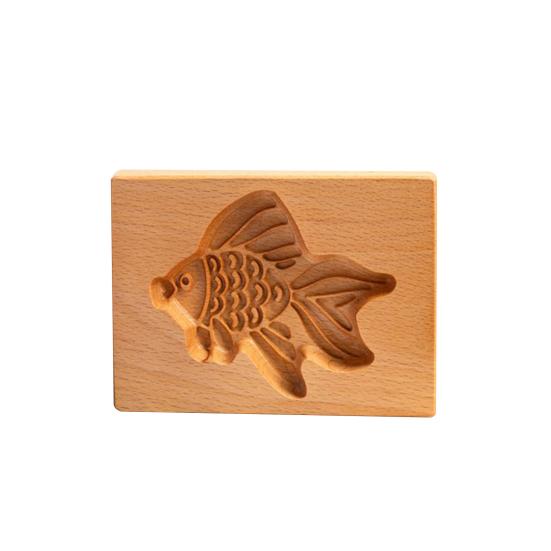 Molde de bolo de lua, acabamento fino, madeira reutilizável, esculpida, animal, flor de rosa, molde de biscoito para festival de meio outono