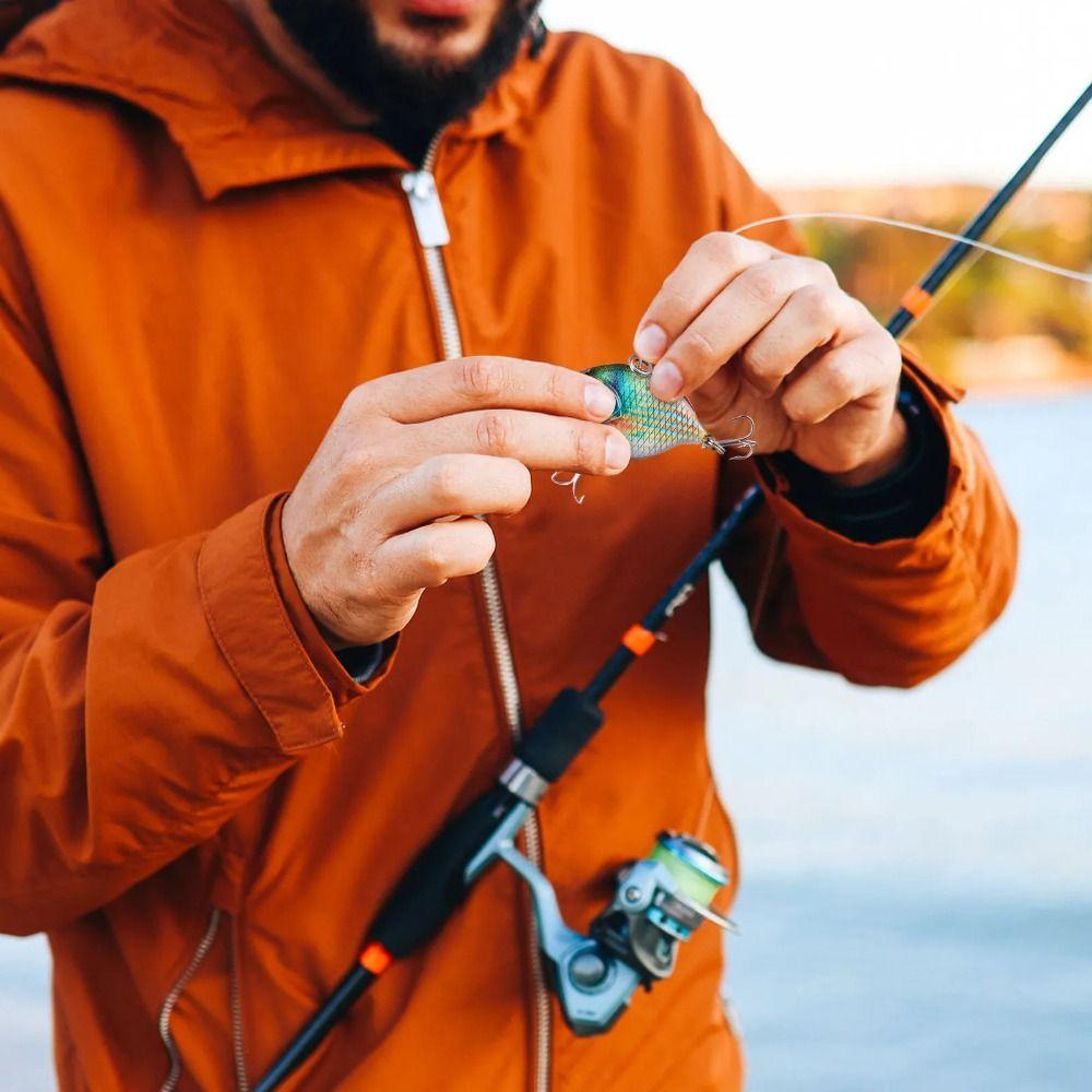 5PCS ABS Fishing Lure 5 Colors Minnow Lures New Floating Minnow Baits  Winter Fishing