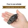 4Pcs 4 in 1 Emergency Whistle with Compass Thermometer Magnifier Portable Survival Multitool for