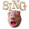 Sing2 Rossi Pig Mask | Adult Latex Headgear | Angry Expression Cosplay