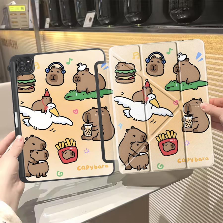 Cute Guinea Pig Tablet Case For iPad Mini 6 7 Air 4 5 M3 M2 1 2 M4 11inch Pro 2025 Pro 11th 10th 9th 8th 7th 12.9inch Holder