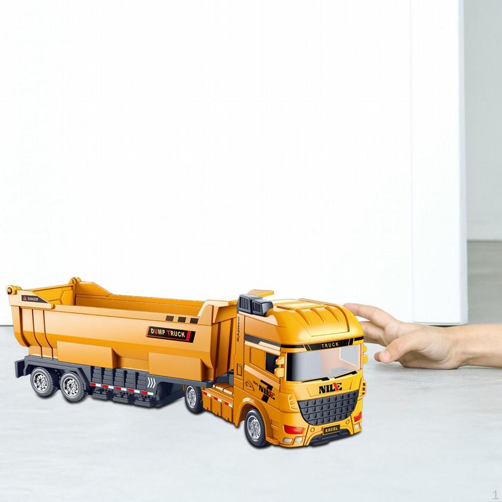 Construction Truck Model for Kids' Creative Play