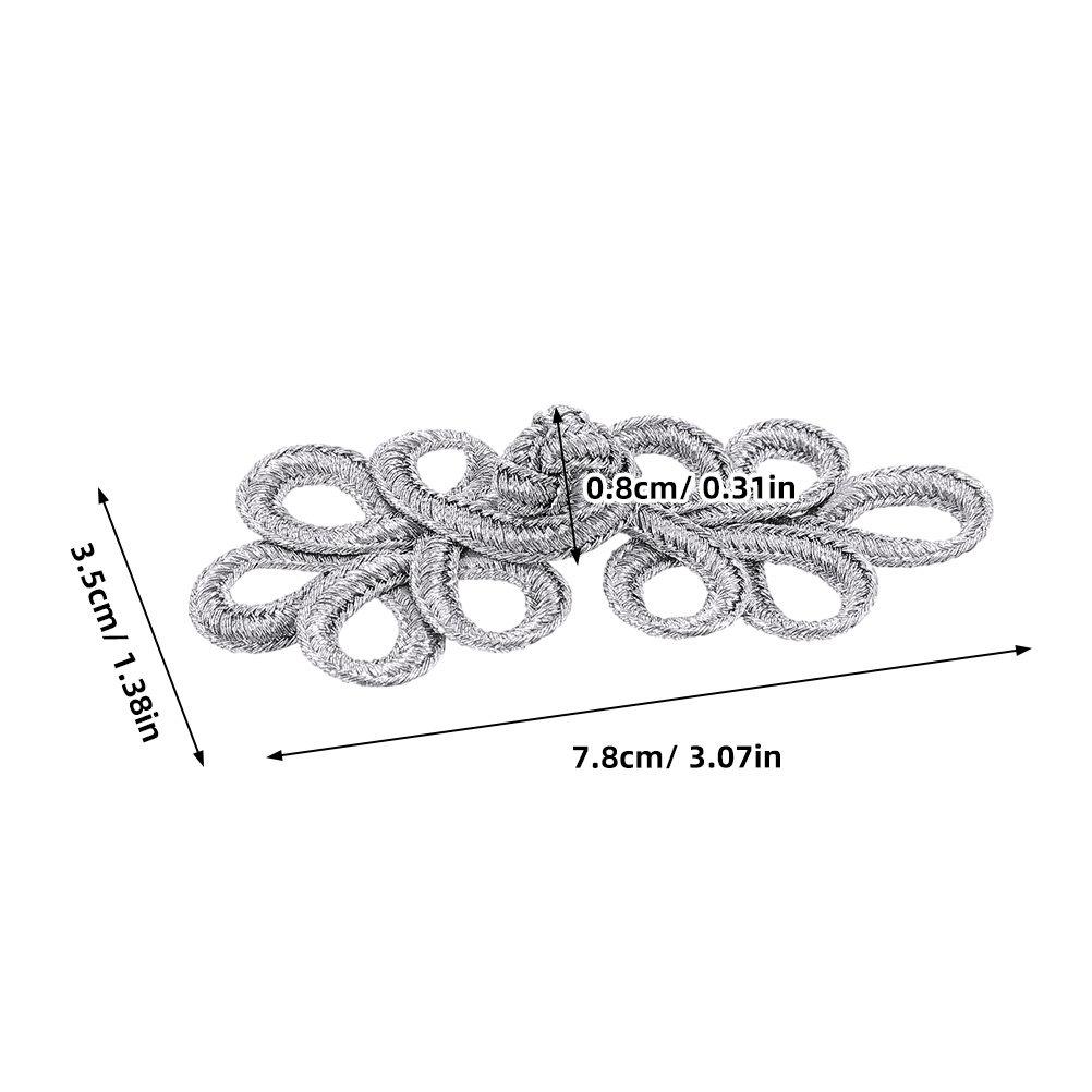 16Pcs Chinese Knot Buttons Elegant Sewing Buttons for Clothing Crafts Cheongsam DIY Accessories Button for Crafting