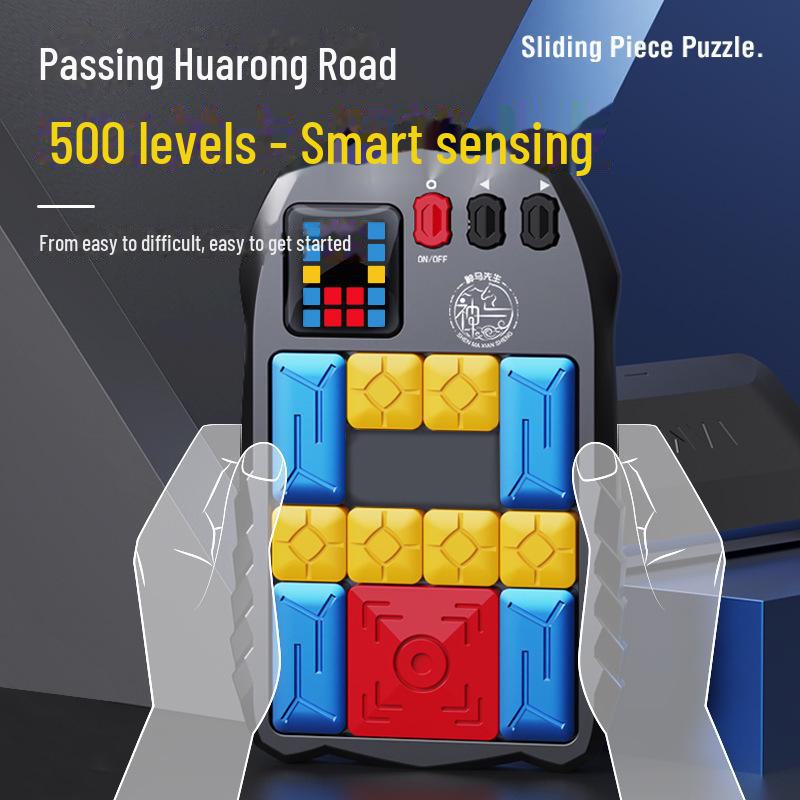 Huarongdao Digitale Magnetische Smarte Bausteine: Fortgeschrittenes elektronisches Schiebepuzzle für Kinder