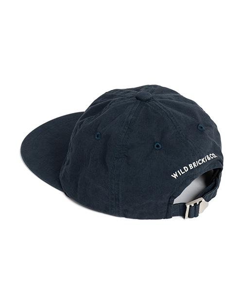 Waildeubeuligseu Cn Flat Brim Cap (Navy)