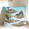 Pillow Cover Anime D-DigimonS  Novelty Pillow Case For Sofa Couch Bed Living Room Pillowcases