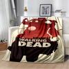 The Walking Dead 3D tištěná deka Tenká deka Flanel Měkká a pohodlná domácí cestovní deka Deka k narozeninám Dárková deka do postele