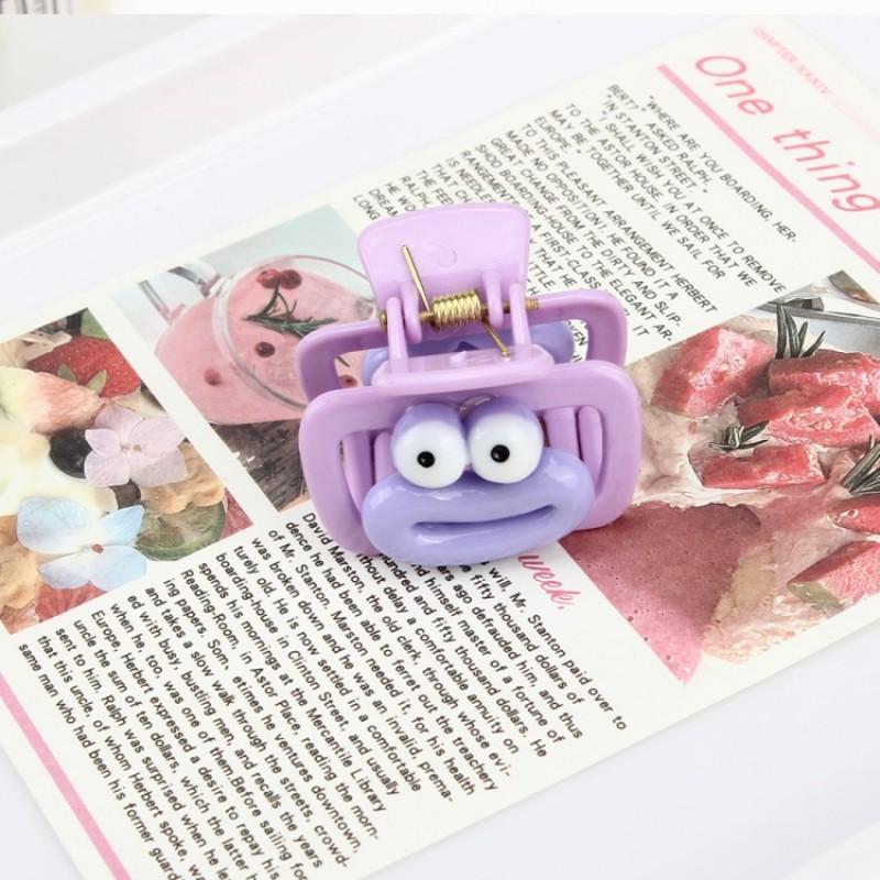 

Жіноча заколка для волосся з матовим мультяшним ротом, що хапає за волосся, смішний мультфільм, мила заколка для волосся, затискач для хвостика, дівчина коричневий