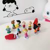 Selling Japan Cartoon Peanuts Snoopy Charlie Sally Woodstock Mini Figure Model Toys Miniature Cake People Collection Props