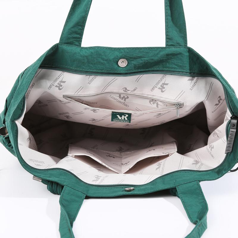 Tote Bag Women's Large Capacity Lightweight Handbag Nylon Shoulder Bag