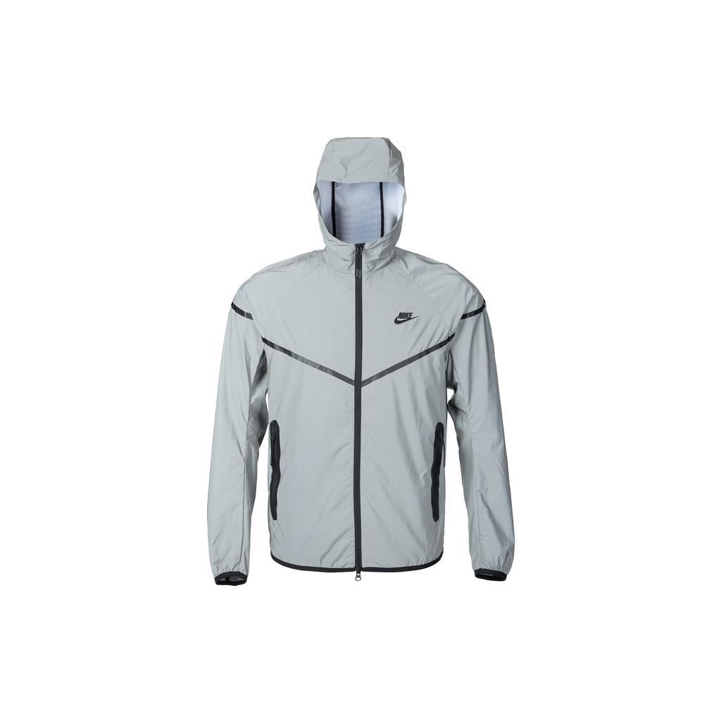 New Nike Woven FW24 Flash Jackets Coats Men's Reflective Silver/Black FZ7586-035