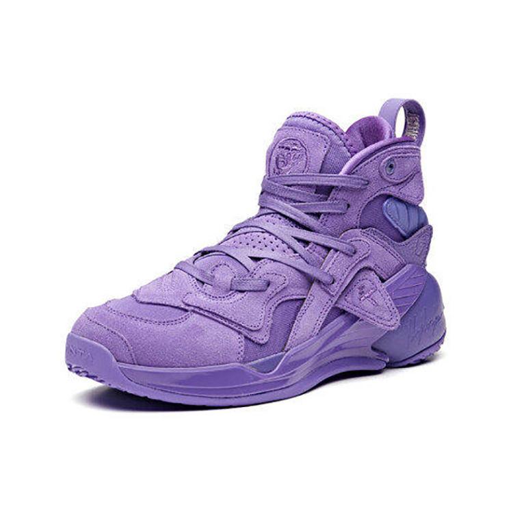 Anta KT4 Cushioning Slip Resistant Abrasion Resistant High Top Basketball Shoes Women's Purple 12911102-1