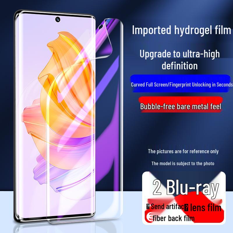 Honor 80/80 Pro Tempered Glass Screen Protector, Full Coverage, UV Glue, Anti-Fall Protection