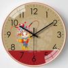 14-inch 35cm New Chinese Style Wall Clock Living Room Home Silent Wall Clock Bedroom Clock Hanging Table Quartz Clock