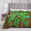 99 Nights in The Forest  Blankets  Decorative Flannel Bedding Throws For Living Room Super Soft Custom Quality Bedspread Gift