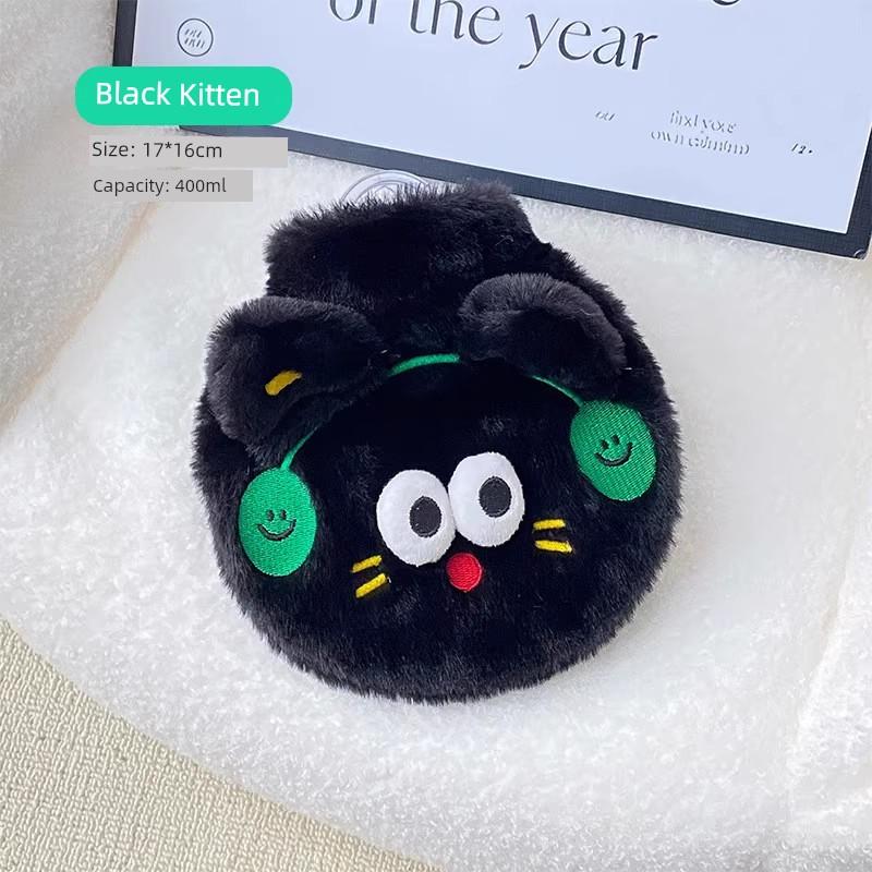 2025 Hot Water Bag Charging Explosion-Proof Boys and Girls Hot-Water Bag Dysmenorrhea Cute Water Injection Hand Warmer Bear Satchel