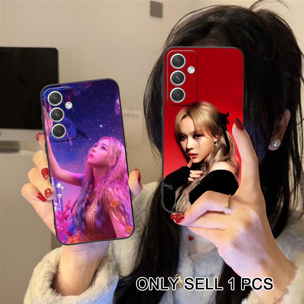 KPOP Girl Winter Phone Case for Samsung Galaxy S26 S25 S24 S23 S22 S21 S20 Note20 Plus FE Ultra Soft TPU Shockproof Cover