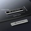 AABGV1 2Pcs 3D Metal AMG Emblem Car Body Fender Logo Stickers For Mercedes Benz B/C/E/S Class A Class C200L GLC GLE GLK CLA AMG