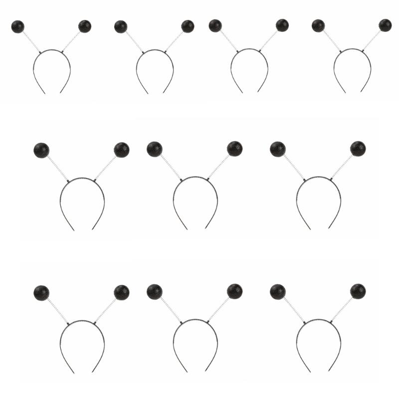 

10pcs Fashion Headbands with Fun Decorative Ornaments Hairband Halloween Headbands for Gym Running and Daily Commuting