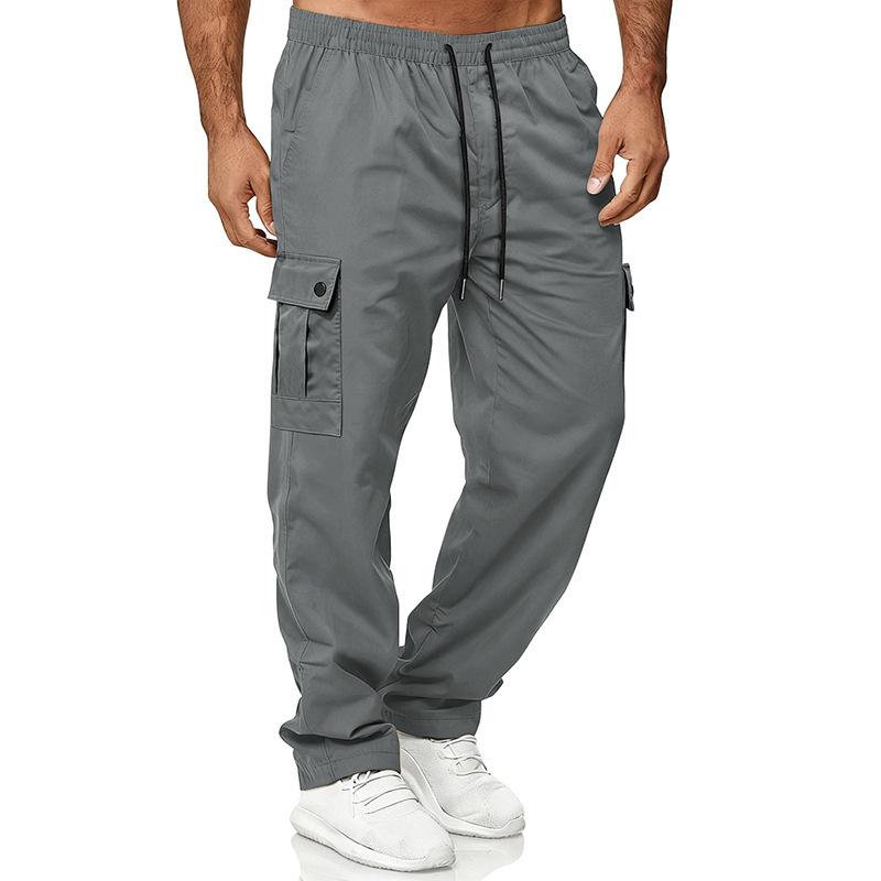 European and American Men's Casual Sports Overalls Outdoor Tactical Climbing Pants Tooling Casual Pants Men