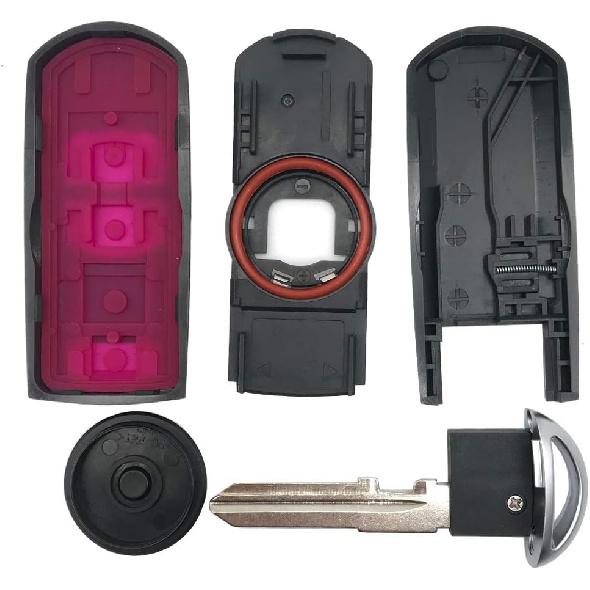 4 Buttons Replacement Key Fob Cover Case Fit for Mazda Mazda 3 6 8 Miata MX-5 CX-3 CX-5 CX-7 CX-9 Keyless Entry Key Fob Shell