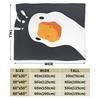 Super Warm Blankets Children Picnic Cute Cartoon Duck Bedding Throws Flannel Bedspread For Living Room Funny Sofa Bed Cover