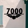 Custom Metal Address Sign Personalized House Number Plaque Outdoor