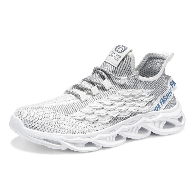 2025 Running Sneakers Newest Breathable Comfort For Men Low Top Large Size Men's Sports Increase Shoes Mesh Jogging Casual