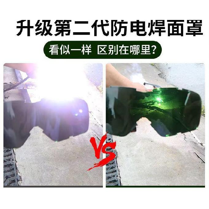 Windproof High-definition Welding Anti-eye Protection Mask for Construction Site Welding, Anti-dust and Splash Full-face Integrated Goggles